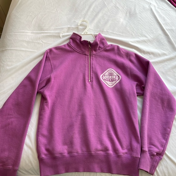 Purple muskoka bear wear half zip - Picture 1 of 3